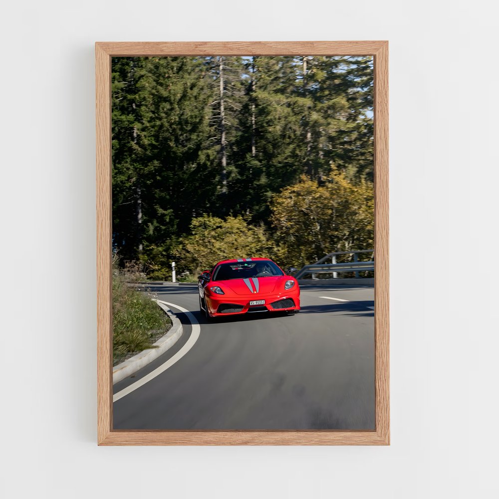 Poster scuderia de Vitesse – affiche Ferrari (vue 4)